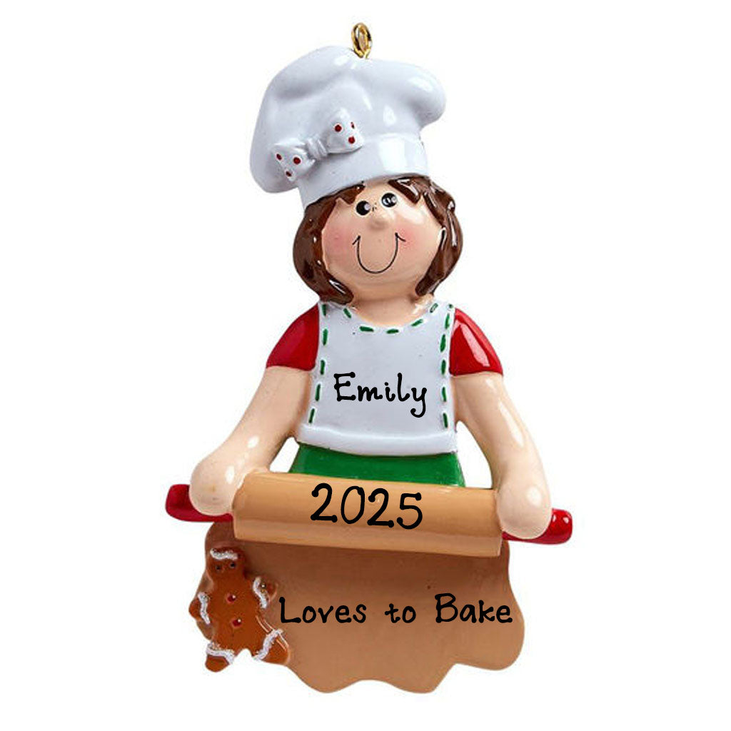 Best Chef Personalized Ornament