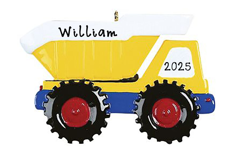 Dump Truck Ornament