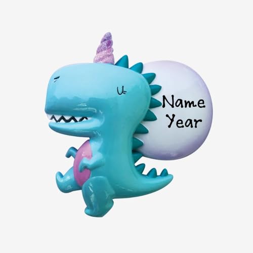 T-REX Dinosaur Personalized Ornament (Dino Unicorn)