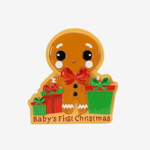 Personalized Ornament Gingerbread New Baby