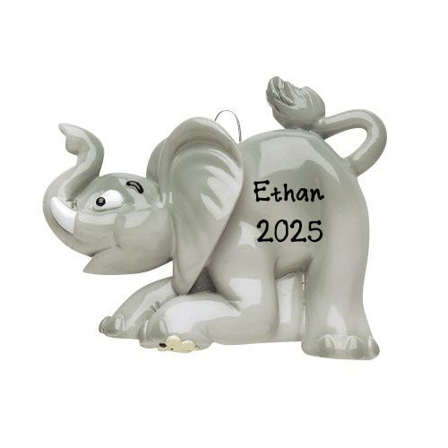 Zoo Animals Personalized Ornament (Elephant)