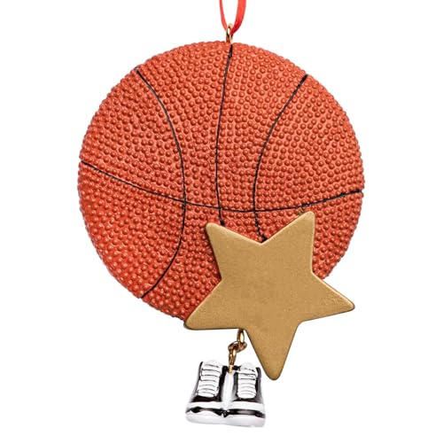 Basketball Personalized Ornament (Basketball-36)