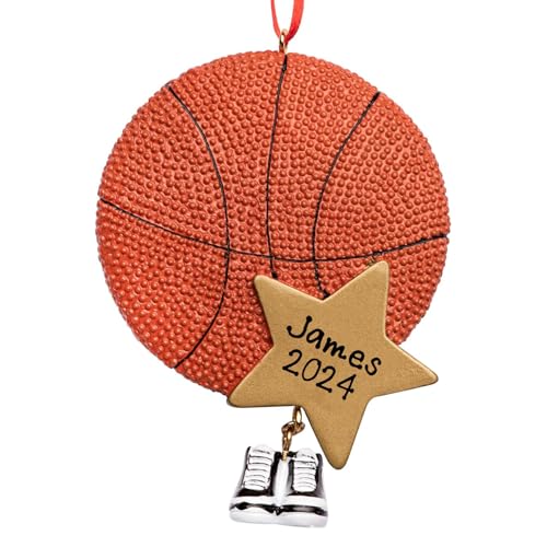 Basketball Personalized Ornament (Basketball-36)