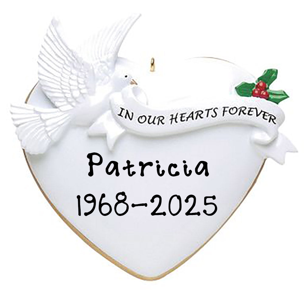 In Our Hearts Forever Ornament