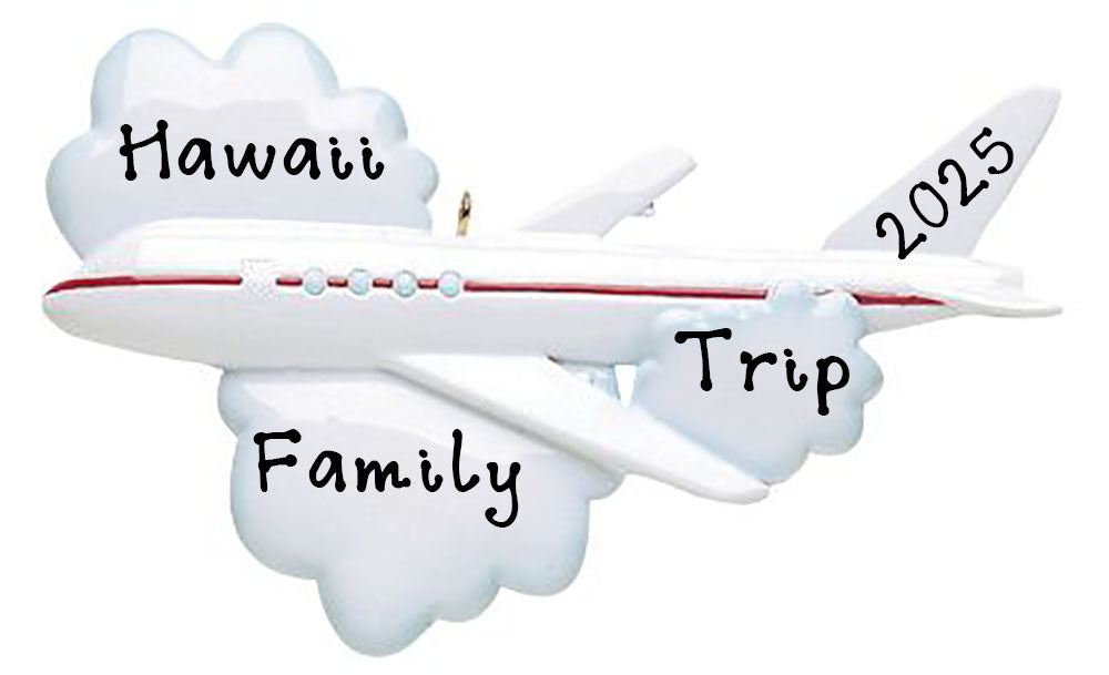 Flying Airplane Ornament