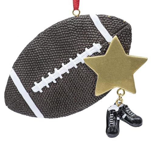 Football Player Personalized Ornament (Football Star)