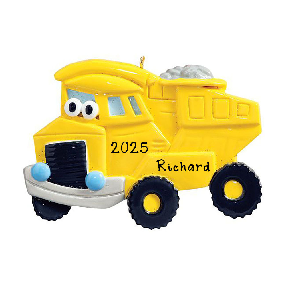 Dump Truck Toy Ornament