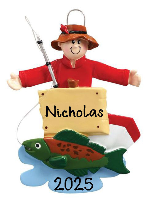 Fishing Ornament