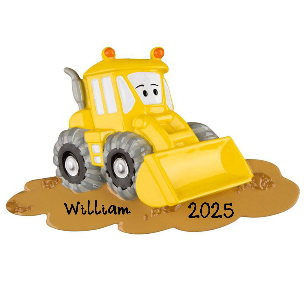 Bulldozer Ornament