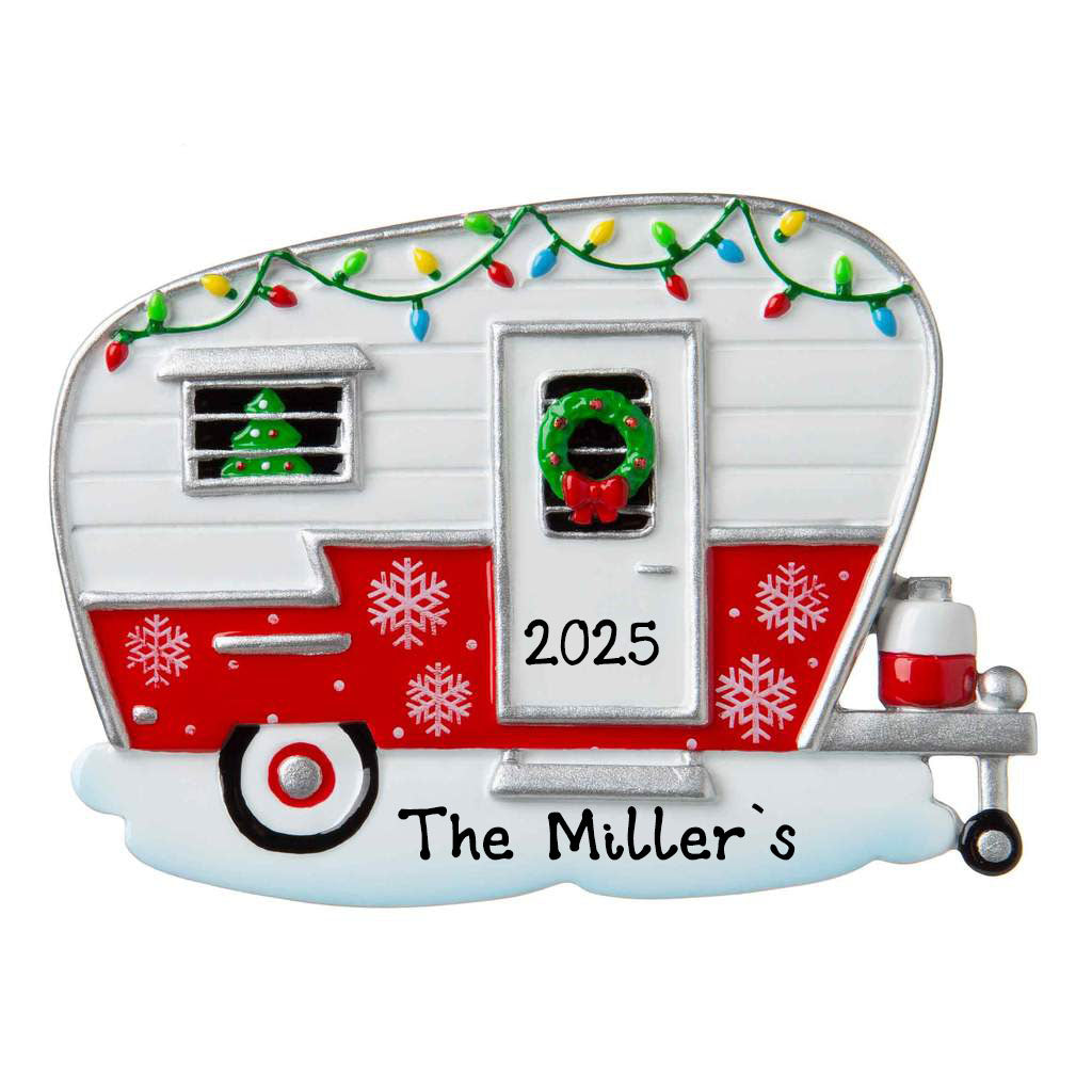 Xmas Camper Ornament