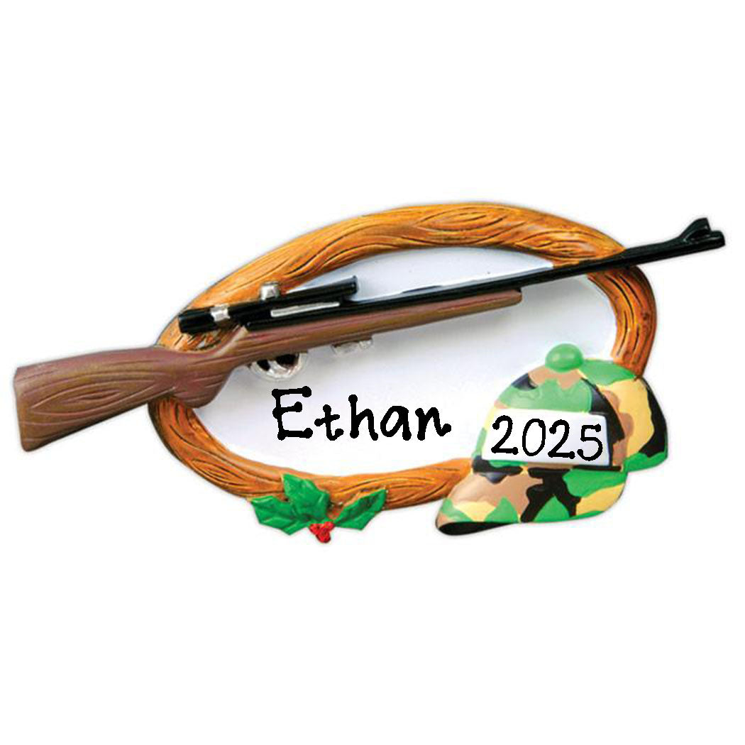 Rifle Gun Hunting Ornament