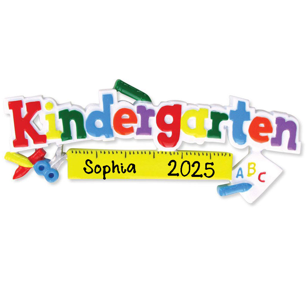 Kindergarten Ornament (Kindergarten Word)