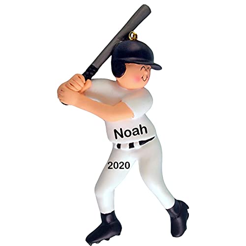 Baseball Boy Personalized Ornament (Baseball Male) Default Title