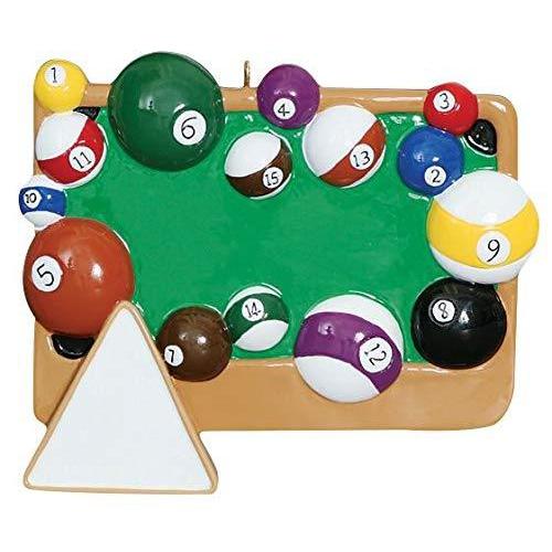 Billiard Pool Game Player Personalized Ornament (Billiards) Default Title