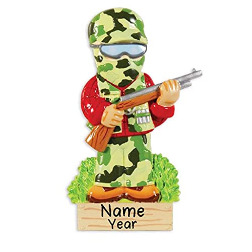 Camo Hunter Ornament