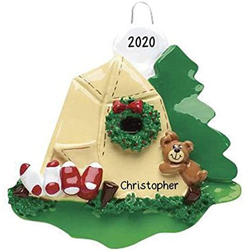 Camping in a Tent Ornament