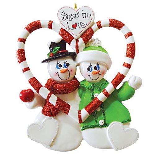 Candy Cane Love Ornament