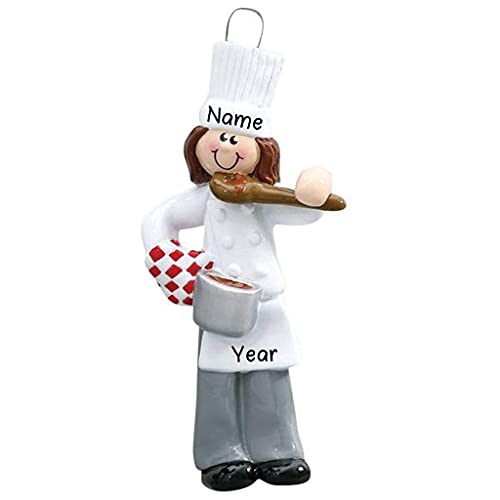 Chef Woman Personalized Ornament
