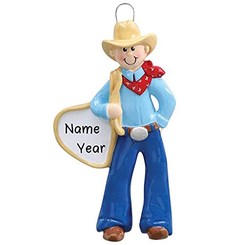 Cowboy Personalized Ornament