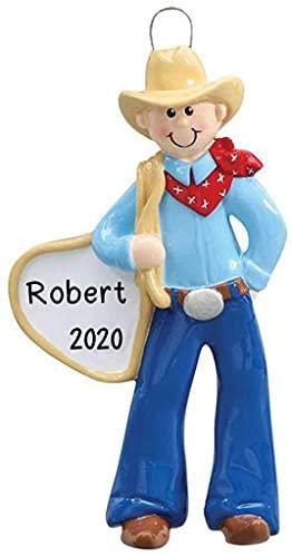 Cowboy Personalized Ornament