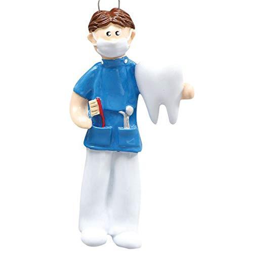 Dentist Man Personalized Ornament
