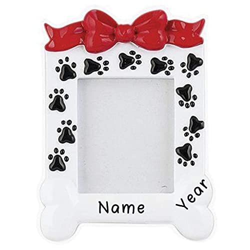 Dog Bone Frame Personalized Ornament Default Title