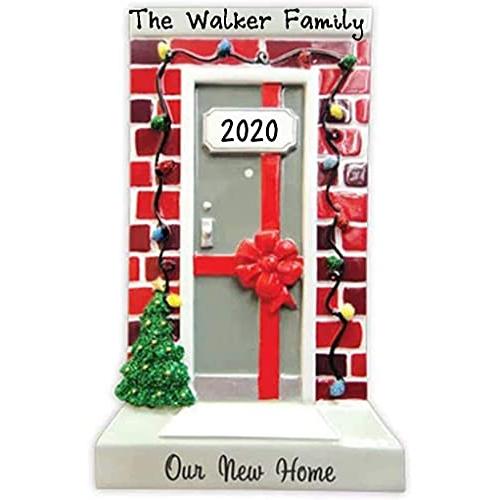 Door Brick House Our First Home Ornament