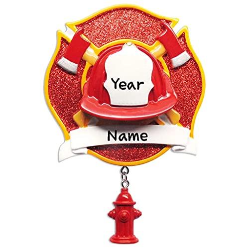 Fireman Personalized Ornament Default Title