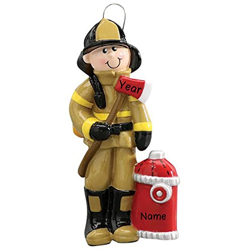 Fireman Personalized Ornament