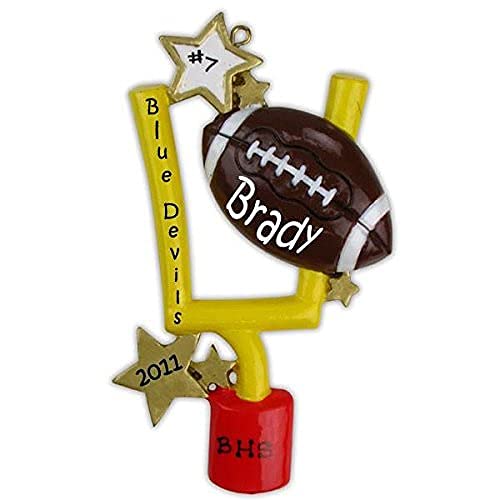 Football Player Personalized Ornament (Football)