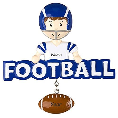 Football Player Personalized Ornament (Football World) Default Title