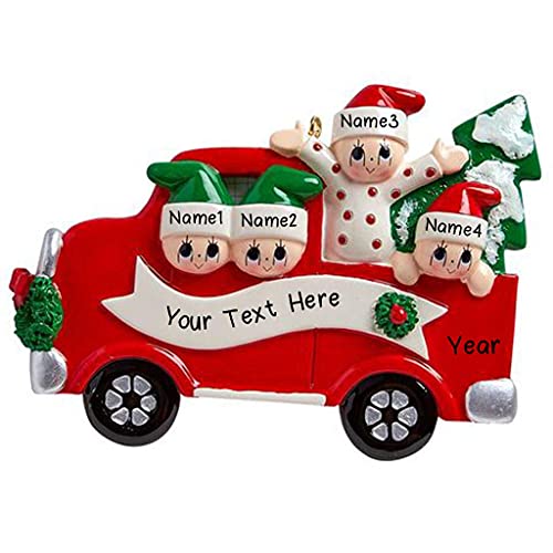 Getting The Tree Family Personalized Ornament (Family of 4) Default Title