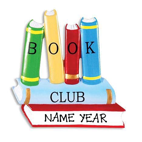 Girl/Boy Reading a Book Club Personalized Ornament (Book Club) Default Title