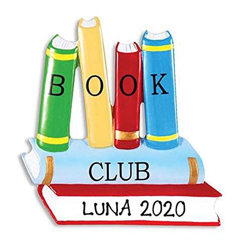 Girl/Boy Reading a Book Club Personalized Ornament (Book Club)