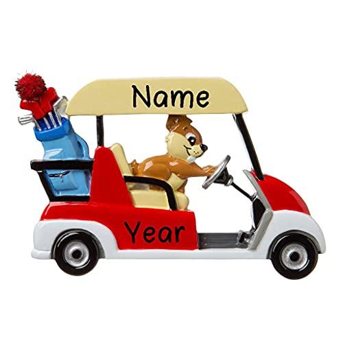 Golf Cart Personalized Ornament Default Title