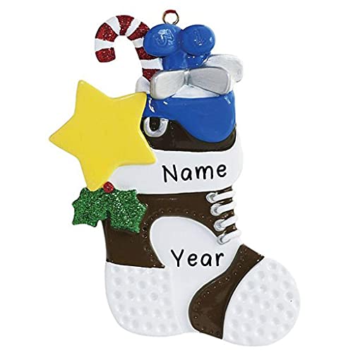 Golf Stocking Personalized Ornament (Man) Default Title