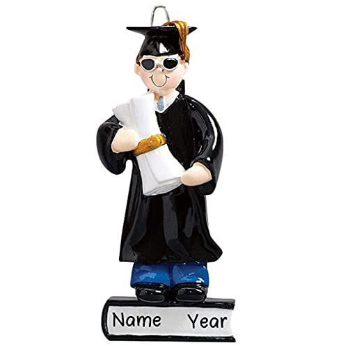Graduate Boy Personalized Ornament Default Title