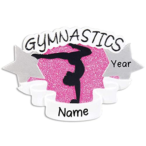 Gymnastics Girl Personalized Ornament Default Title