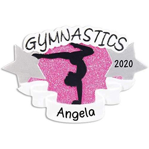Gymnastics Girl Personalized Ornament