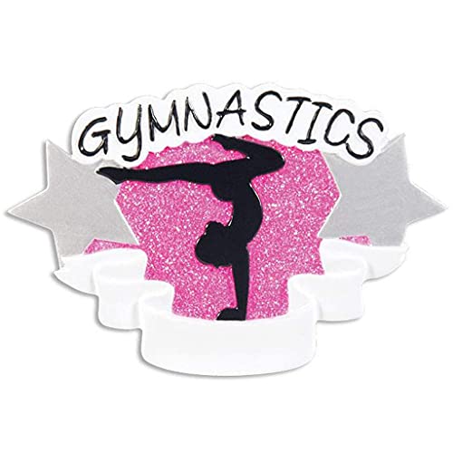 Gymnastics Girl Personalized Ornament