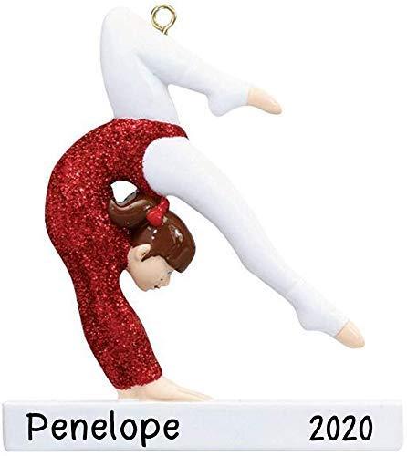 Gymnastics Girl Personalized Ornament