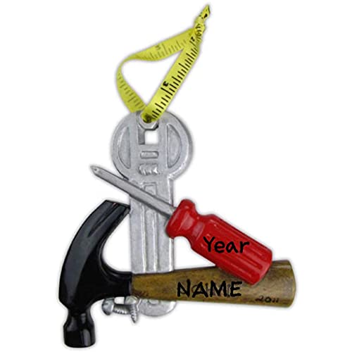 Handyman Tool Set Personalized Ornament