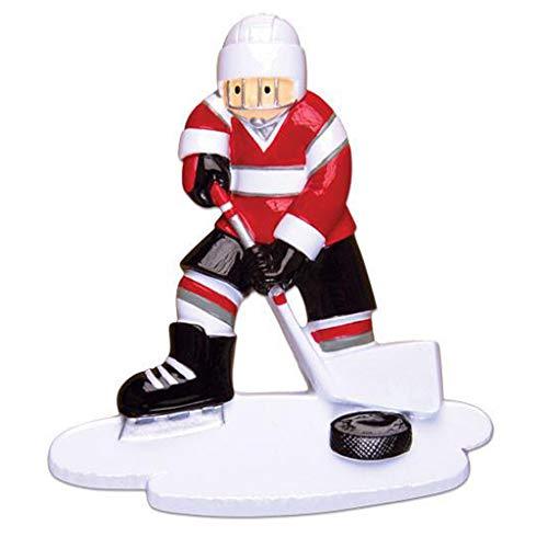 Hockey Player Personalized Ornament