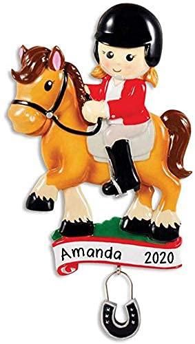 Horse Rider Personalized Ornament