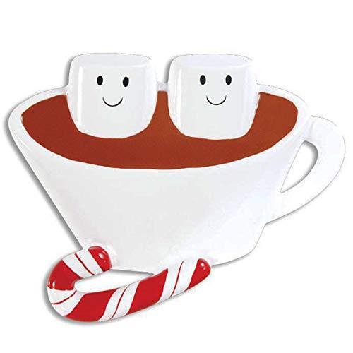 Hot Chocolate with Marshmallows Family Personalized Ornament (Family of 2) Default Title