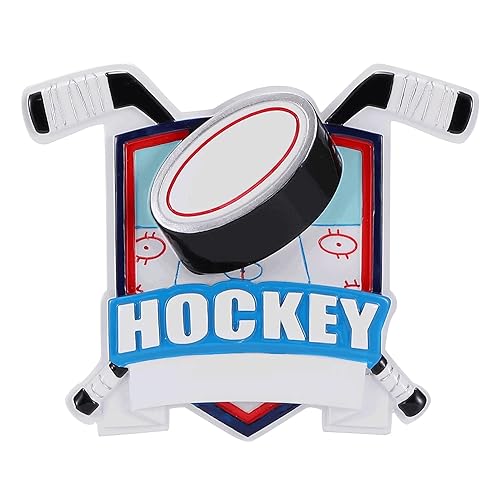 Ice Hockey Personalized Christmas Ornament