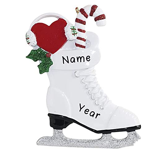 Ice Skate Personalized Ornament Default Title