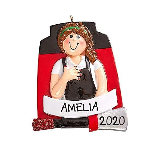 Manicurist Personalized Ornament (Manicurist Girl)