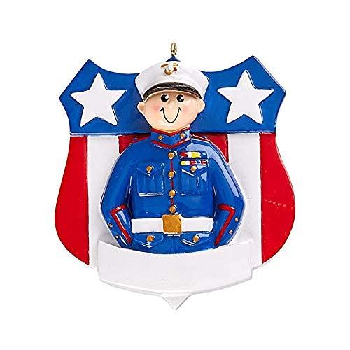 Marine Personalized Ornament (Marine Badge) Default Title