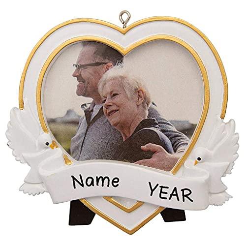Memorial Heart Photo Frame Ornament Default Title